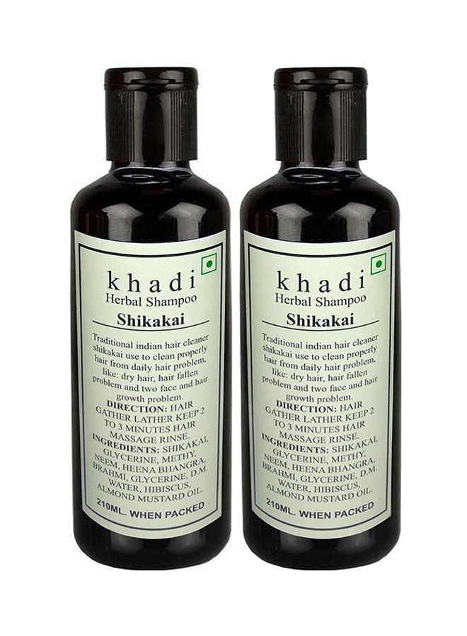 2-Piece Shikakai Shampoo 2 x 210ml - v1566882813/N29293066A_1