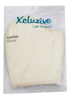 Xcluzive Genuine Loofah Glove White 