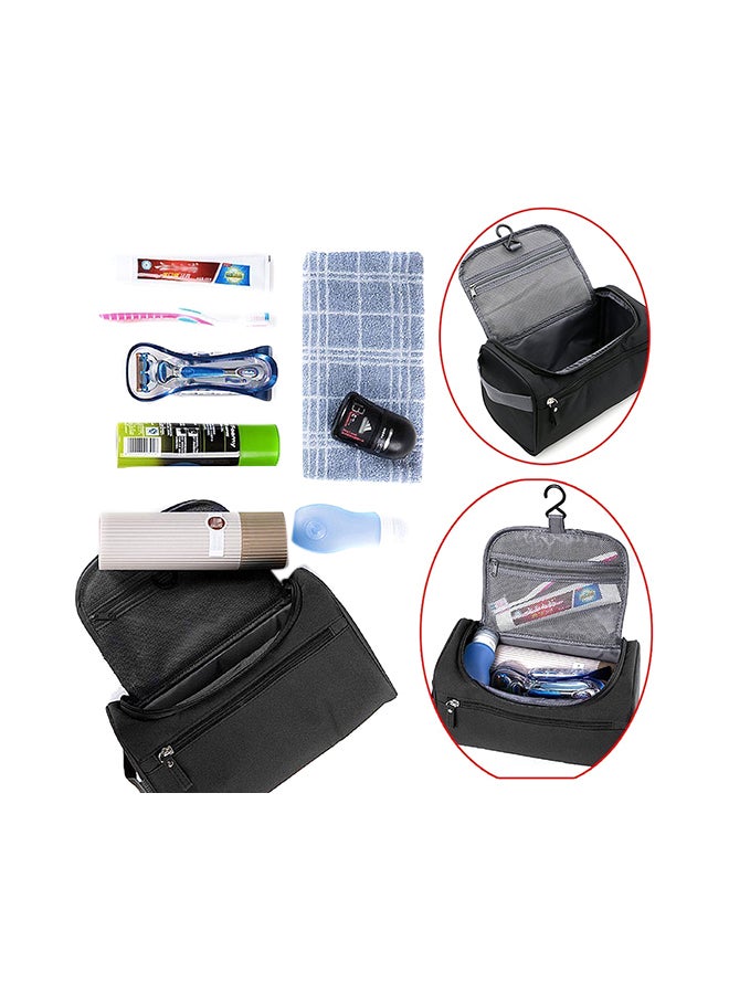 Multifunctional Extra Large Toiletry Kit Black 10x5.2x6inch