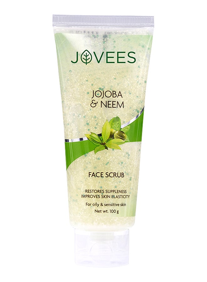 Jojoba And Neem Face Scrub 100grams - v1566887910/N29282943A_1