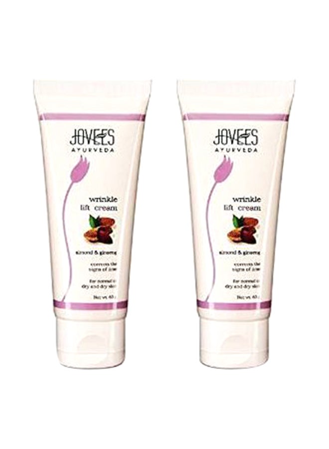 Jovees Pack Of 2 Almond And Ginseng Wrinkle Lift Creams 120grams