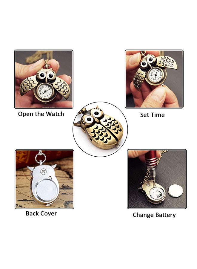 بلولانز ساعة جيب بعقارب أنتيك كرتون طراز 227214 women - Image 4