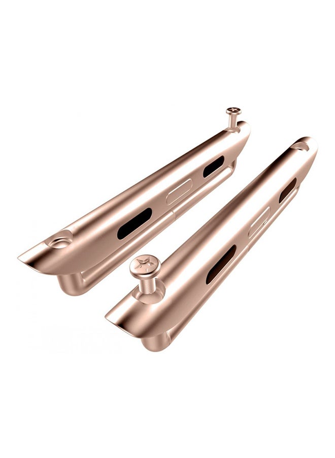 Strap Adapters Clasp Metal Axle Connectors With Screw Driver For Apple Watch 42mm - Image 2
