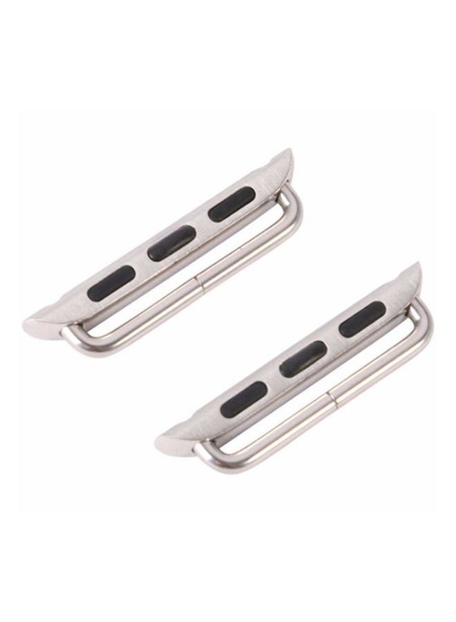 مشبك مهايئ السورا بموصلات محورية معدنية مع مفك براغي لساعة أبل 38 مم - Image 2