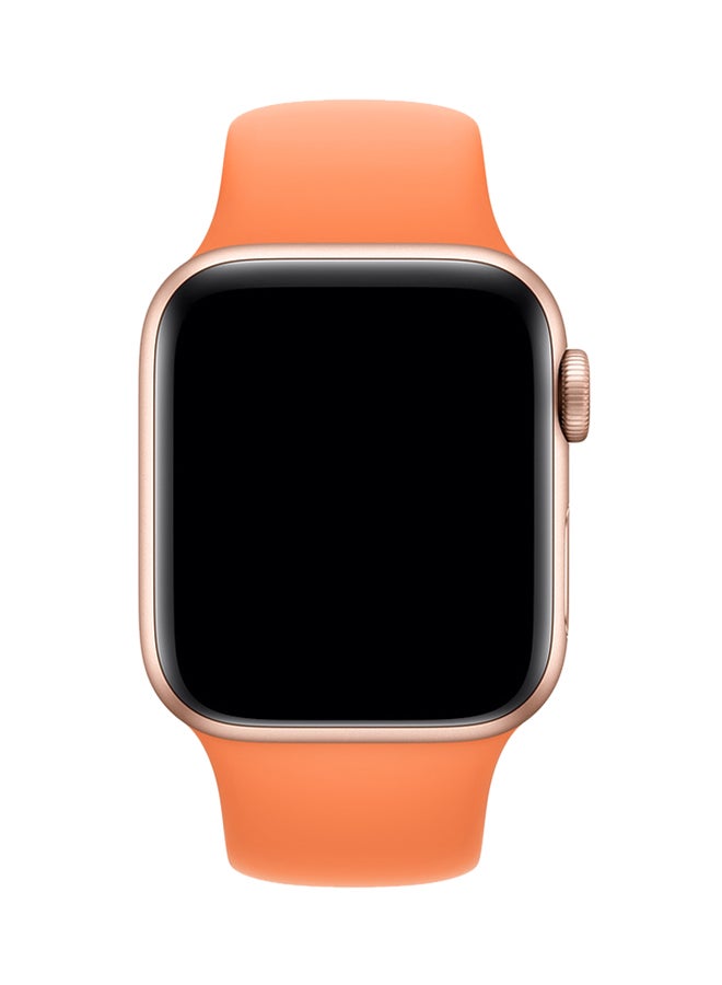 Silicone Wrist Band For Apple Watch Orange