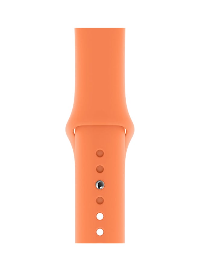 Silicone Wrist Band For Apple Watch Orange