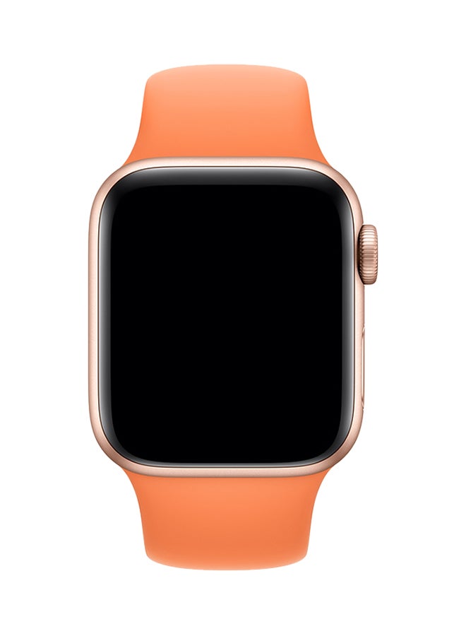 porodo - Silicone Wrist Band For Apple Watch Orange - Image 1