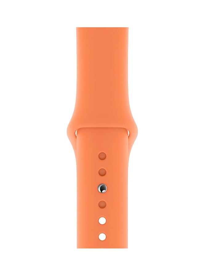 porodo - Silicone Wrist Band For Apple Watch Orange - Image 1