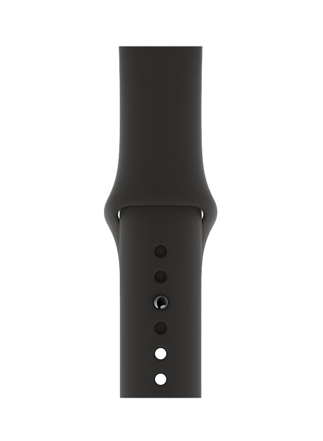 porodo - Silicone Wrist Band For Apple Watch 38-40mm Black - Image 1