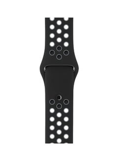 porodo Wrist Band For Apple Watch Nike + Black/Grey  - Image 2