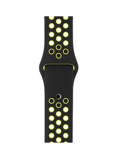 porodo Replacement Band For Apple Watch Nike+ 42-44mm Black/Green  - Image 2