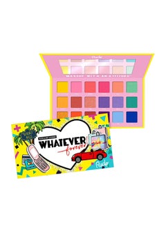 RUDE cosmetics 18-Shade Whatever Forever Eyeshadow Palette Multicolour 