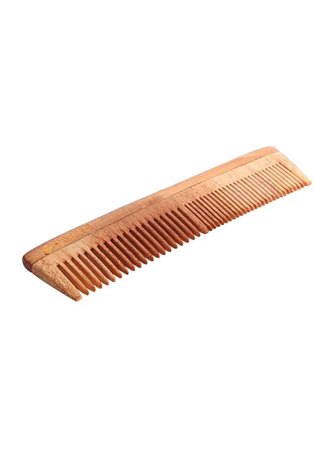 باي نيتشر مشط خشبي متعدد الأغراض البني الفاتح