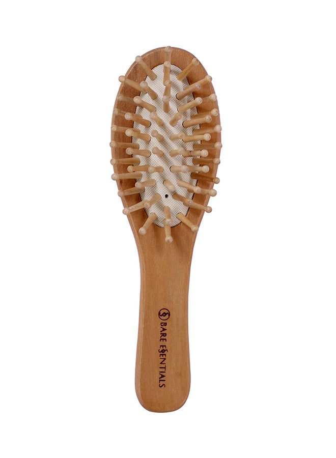 فرشاة فك تشابك الشعر بني