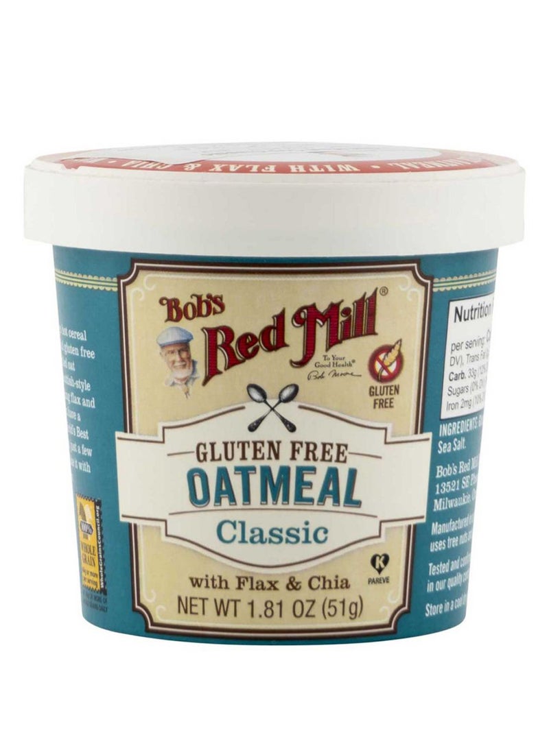 Bob's Red Mill Gluten Free Oatmeal Classic With Flax & Chia 51grams