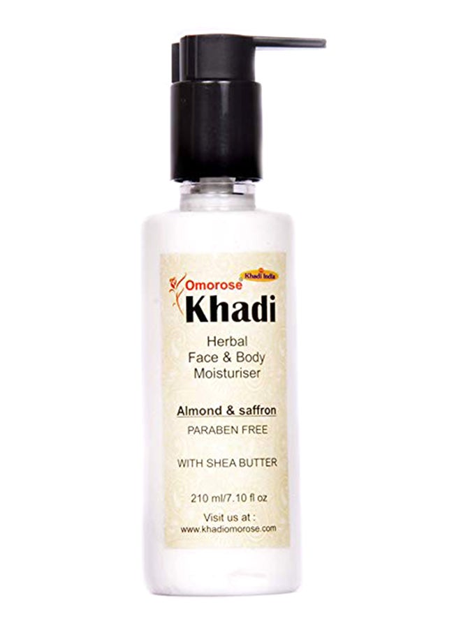 KHADI Omorose Almond And Saffron Body Lotion 210ml - Image 2