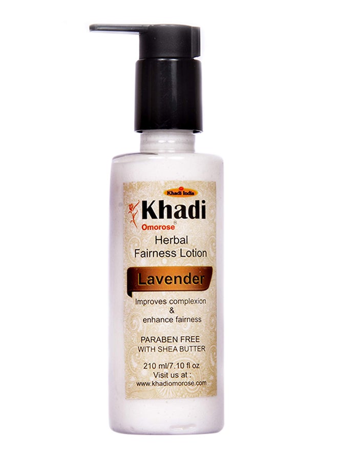 KHADI Omorose Lavender Herbal Fairness Lotion 210ml