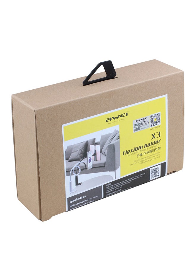 Awei Flexible Stand Holder For 3.5-10.5 inch Tablet Phone Black - Image 4