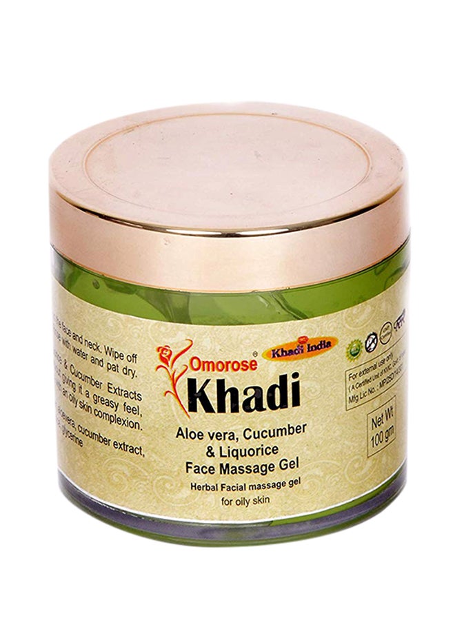KHADI Omorose - Aloevera Gel With Liquorice And Cucumber Extracts clear 100grams - Image 1