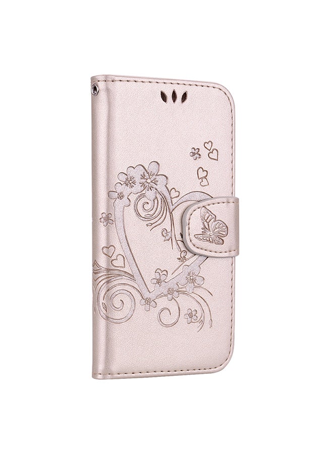 Protective Wallet Cards Case Cover For Apple iPhone XS Max Gold  - Image 3