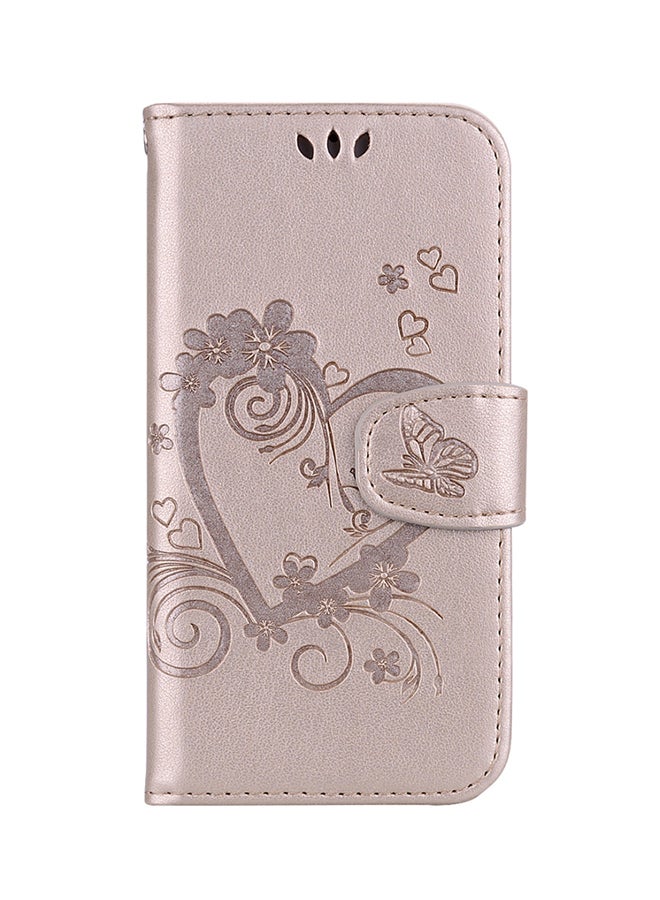 Protective Wallet Cards Case Cover For Apple iPhone XS Max Gold  - Image 1