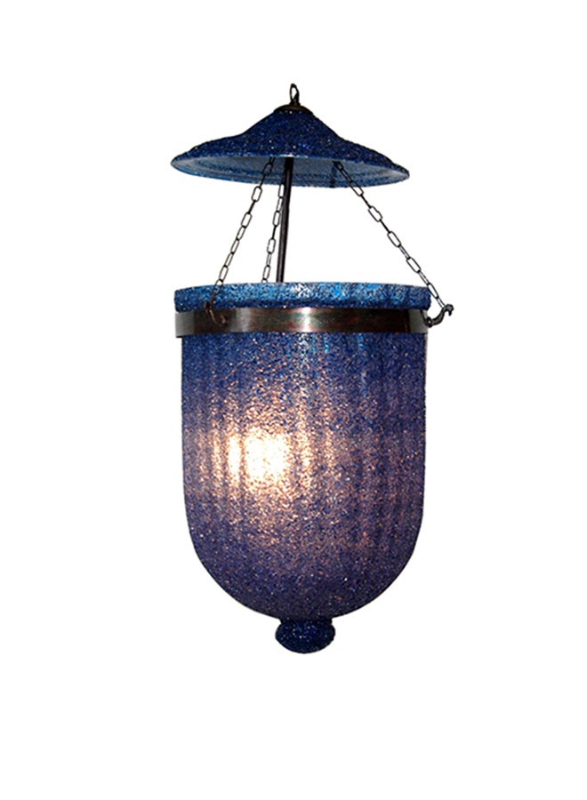 Antique Museum Arabic Hanging Candle Lamp Blue 18inch 