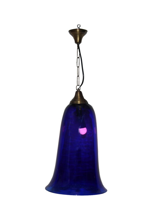 Antique Museum Arabic Hanging Candle Lamp Blue 18inch 