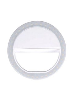 Generic LED Ring Flash Light for Smartphone White  - Image 1