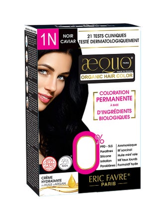 Permanent Organic Hair Colour 1N Jet Black 170ml - v1566911453/N29293488A_1