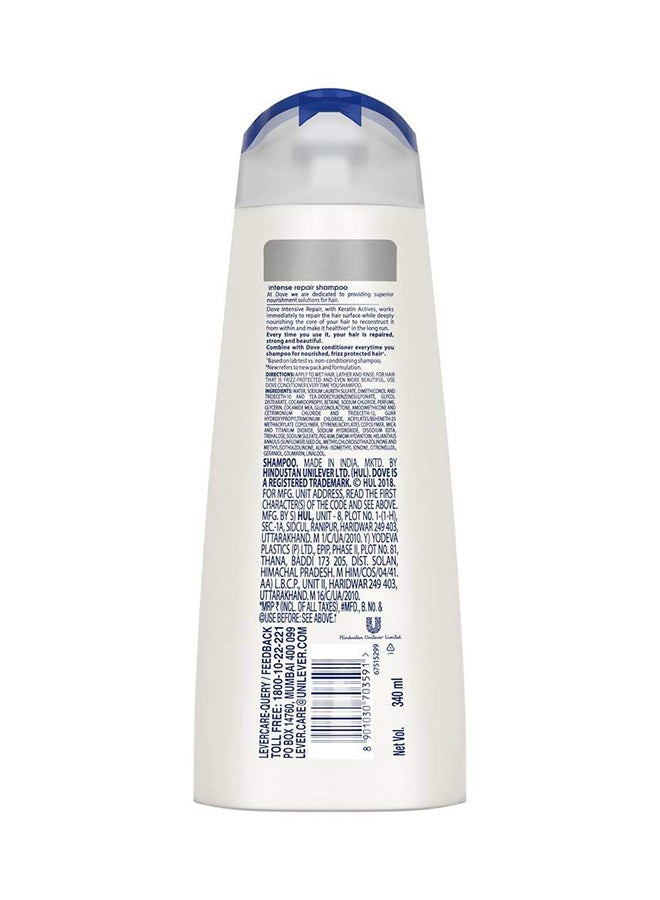 Dove - Intense Repair Shampoo White/Blue/Gold 340ml - Image 1