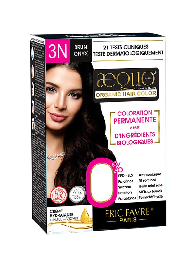 AEQUO Permanent Organic Hair Color 3N Dark Brown 170ml
