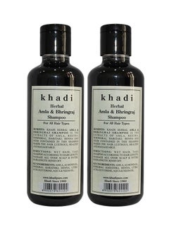 Khadi 2-Piece Amla And Bhringraj Shampoo 210ml 