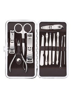 12-In-1 Manicure And Pedicure Tool Set Silver - v1566913754/N29246618A_1