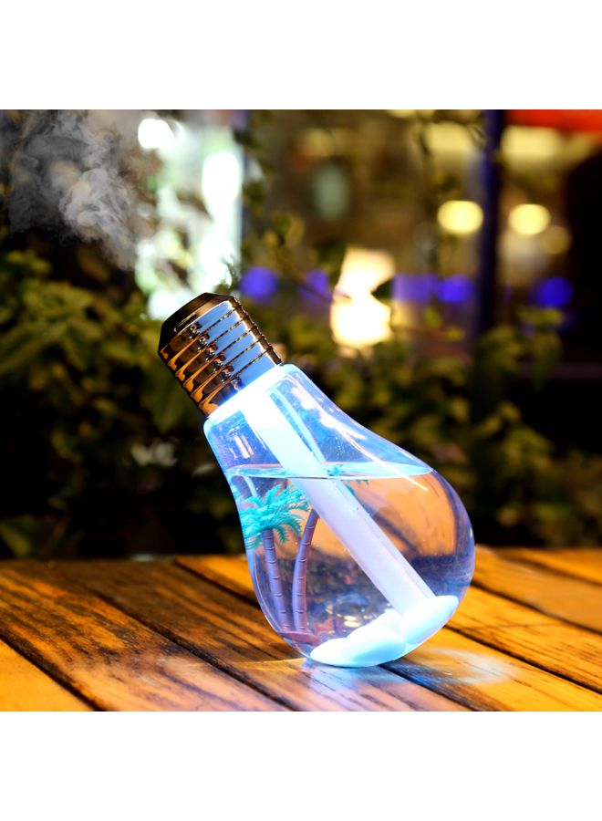 سابو جهاز ترطيب الهواء المحمول مع إضاءة ليلية على شكل لمبة شفاف/ ذهبي - Image 3