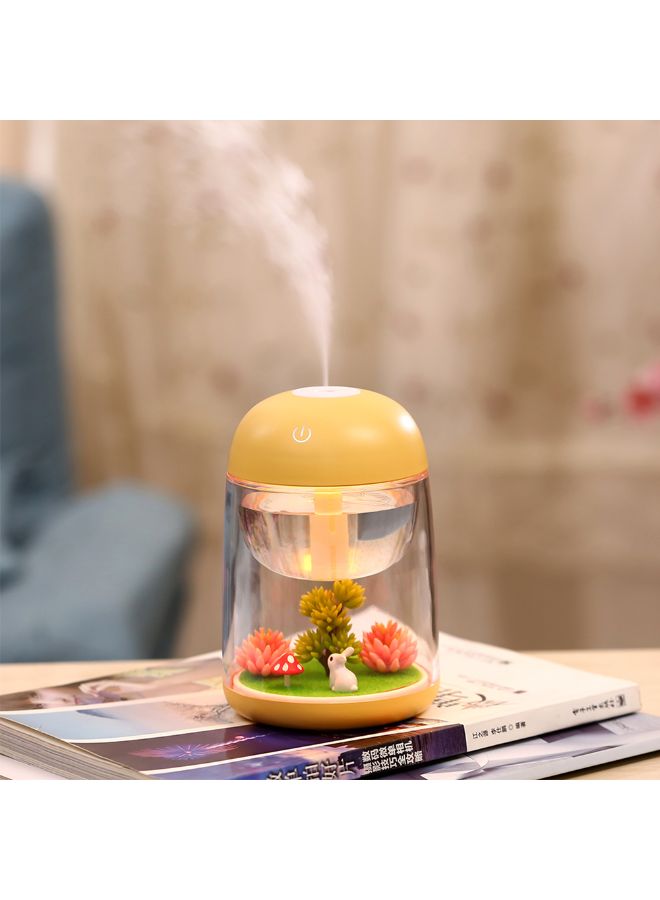 سابو جهاز ترطيب هواء صغير بمنظر طبيعي أصفر - Image 2