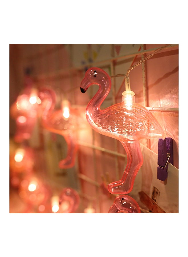 Flamingo USB Plug LED String Decorative Lamp Red 20 X 10 X 4cm - Image 1