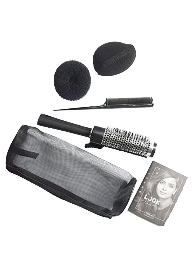 تريزيمي طقم أدوات تصفيف الشعر مكون من 6 قطع أسود