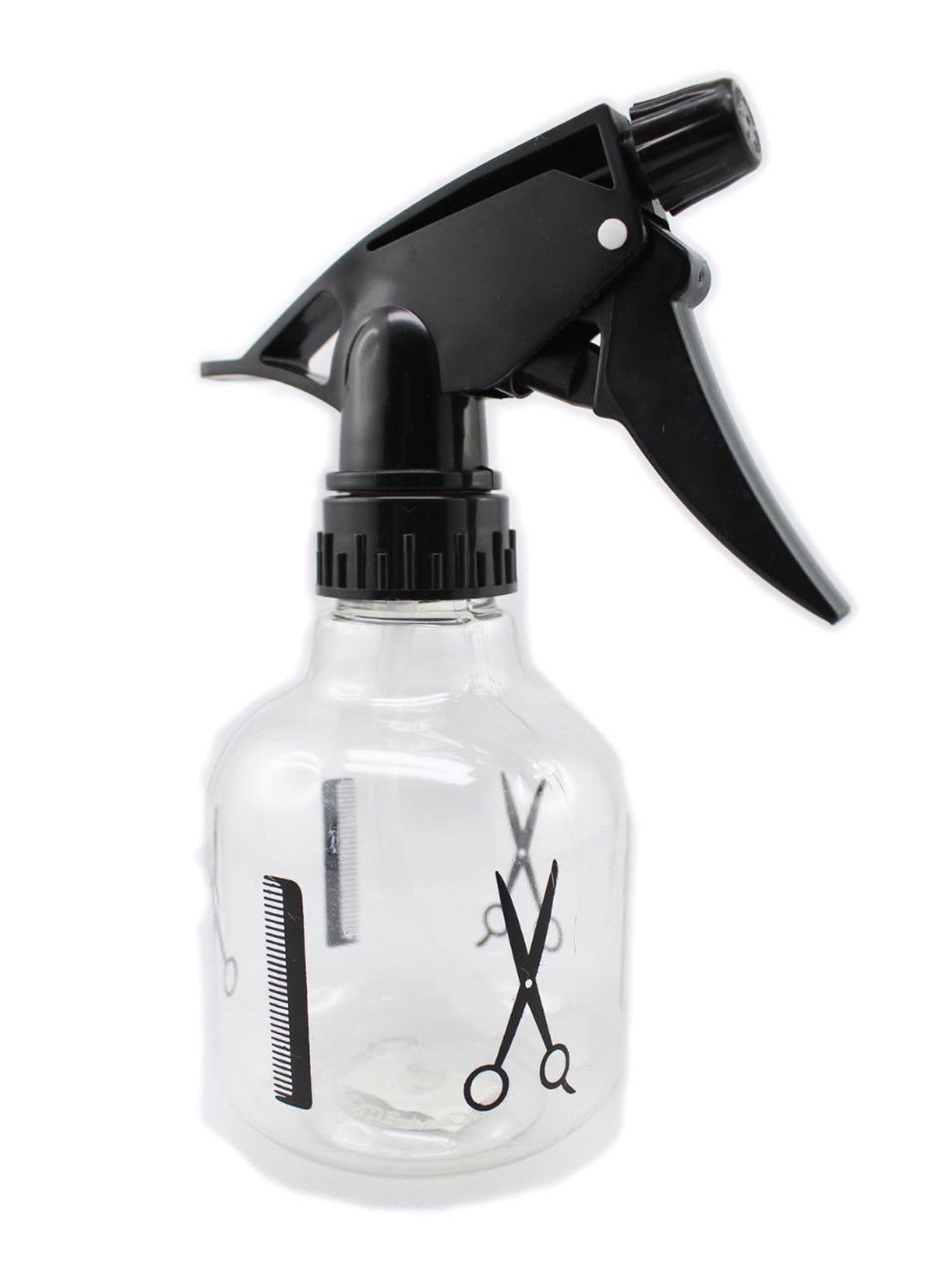 Professional Hair Spray Bottle Clear/Black