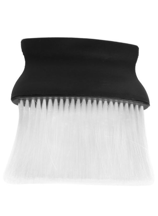 Face Duster Barber Brush Black/White