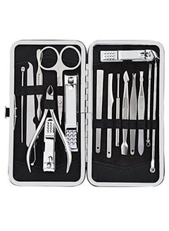 Rozia 16-Piece Nail Clippers Manicure Pedicure Set  - Image 1