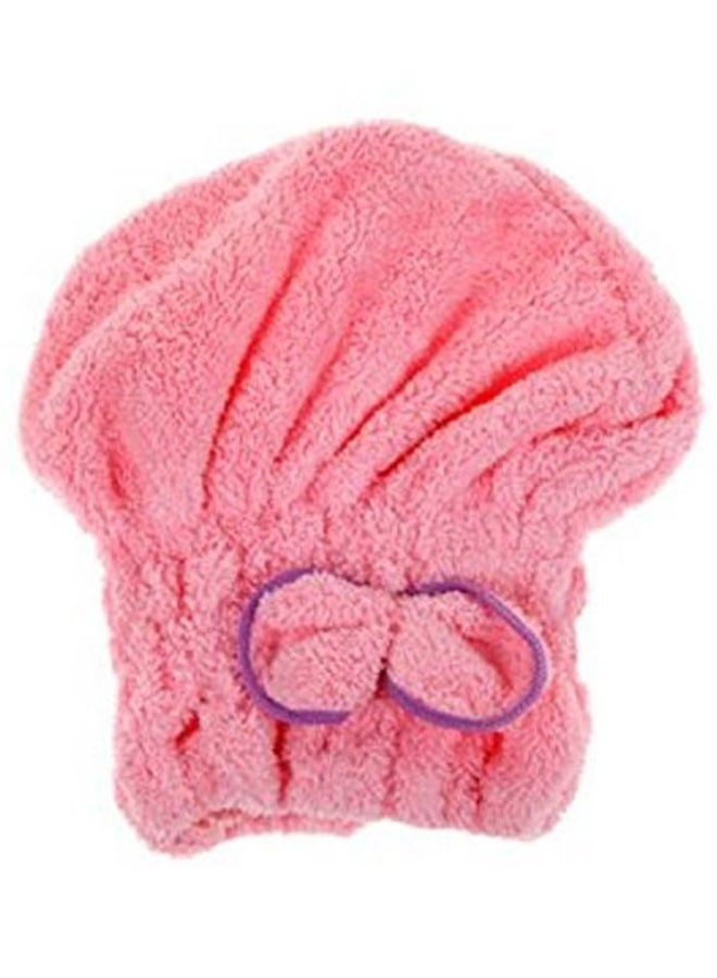 CONNECTWIDE Microfiber Hair Drying Towel Pink