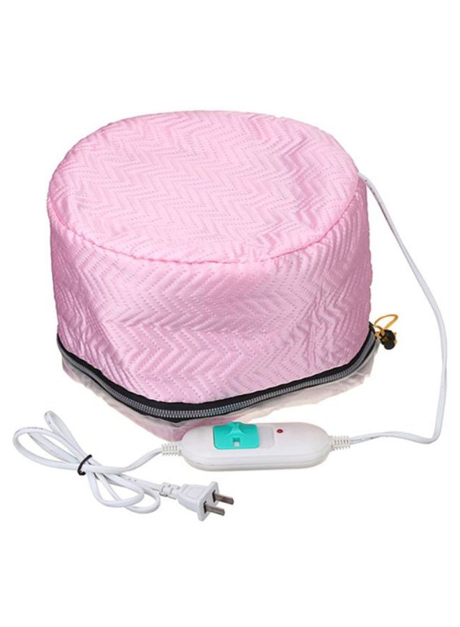 Kawachi - Hair Thermal Spa Treatment Electric Heat Cap Pink/White 17 x 21cm - Image 1