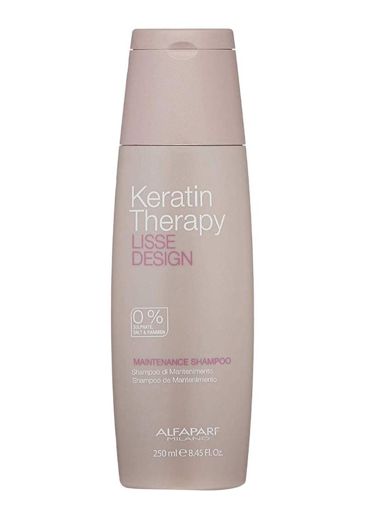 ALFAPARF - Keratin Therapy Lisse Design Maintenance Shampoo 250ml - Image 1