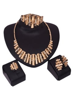 4-Piece 18 Karat Gold Plated Jewellery Set