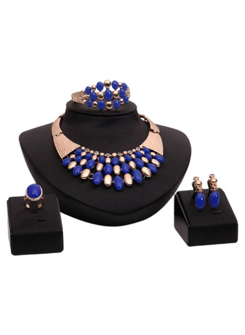 4-Piece 18 Karat Gold Plated Jewellery Set