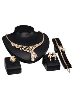 4-Piece 18 Karat Gold Jewellery Set - v1566933727/N29238662A_1