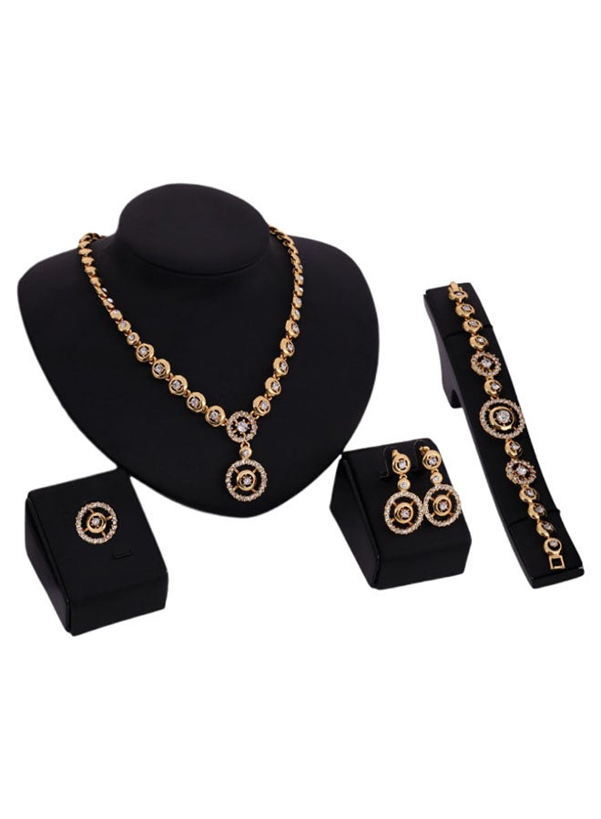 DD - 4-Piece 18 Karat Gold Jewellery Set - Image 1
