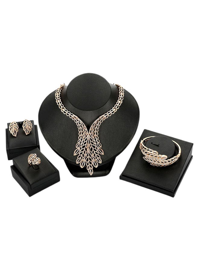 دي دي طقم مجوهرات مكون من 4 قطع