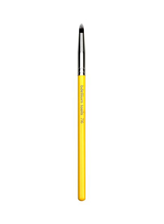 Bdellium Tools Professional Studio Line Smoky Eyeliner Brush-716 Yellow/Silver 