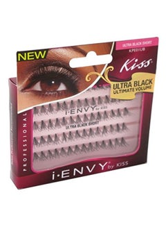 kiss i envy Pack Of 6 Short Individual Lashes Black 